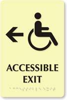 non-accessible exits 46