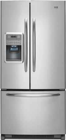 Buy the Fridge & Range Get the Dishwasher for 1 2 PRICE! 22 cu. ft. French Door Refrigerator 33" wide.