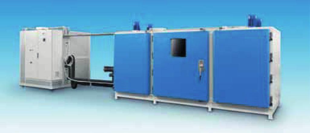 Temperature- and climatic test chambers Walk-in and drive-in temperature- and climatic test chambers Vibration test chambers Test chambers with sunlight simulation Sand- and dust test chambers Rain