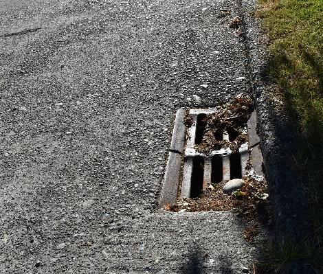 Points of Interest A. Storm Drains in street: Storm Drains move water into underground pipes to take it somewhere else.
