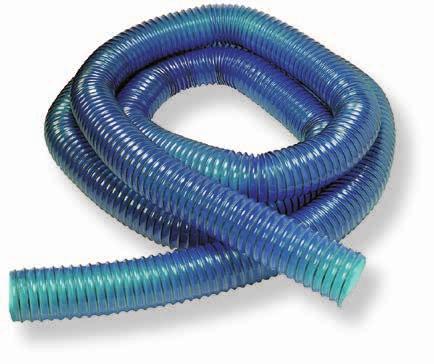 DUCTING HOSE Where standard ducting does not give satisfactory life due to the abrasive product being conveyed, polyurethane ducting takes over.