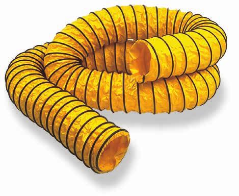 DUCTING HOSE Utility blower hose is typically used for venting manholes and supply heated air.