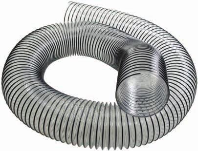 40 10 DFU POLYURETHANE DUST-FLEX DUCTING Polyurethane provides a much better abrasion and puncture resistance than PVC, and has the added benefits of excellent chemical and oil resistance as well as
