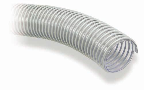 DUCTING & VACUUM HOSE This extremely flexible, all-plastic hose is for conveying light particles, fumes, and air in ducting applications.