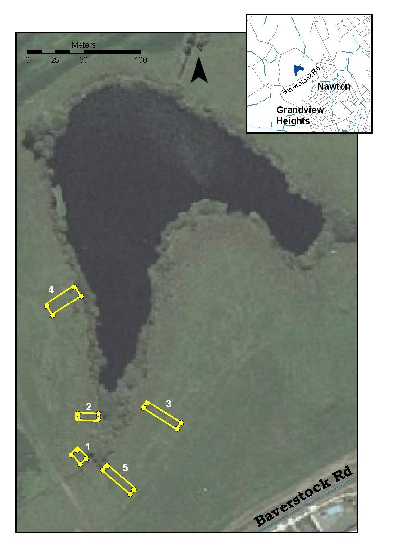 Appendix 1 Map showing Horseshoe Lake and