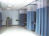 Loosely Hanging Fabrics K 751 Draperies, Curtains, and Loosely Hanging Fabrics exempt at locations: Showers and baths On windows in patient sleeping room located in sprinklered compartments