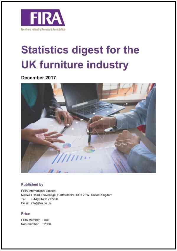 Industry statistics Increase in furniture manufacturing by 0.