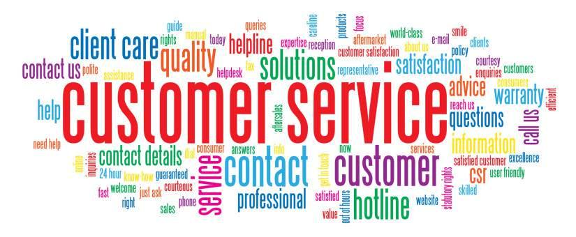 CUSTOMER SUPPORT Knowledgeable and experienced customer