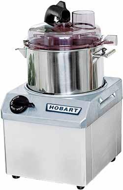 HOBART GmbH PRODUCT OVERVIEW FOOD PREPARATION Food Processor FP-41 With the patented bowl-scraper there is no need to stop the unit for scraping the bowl sides.