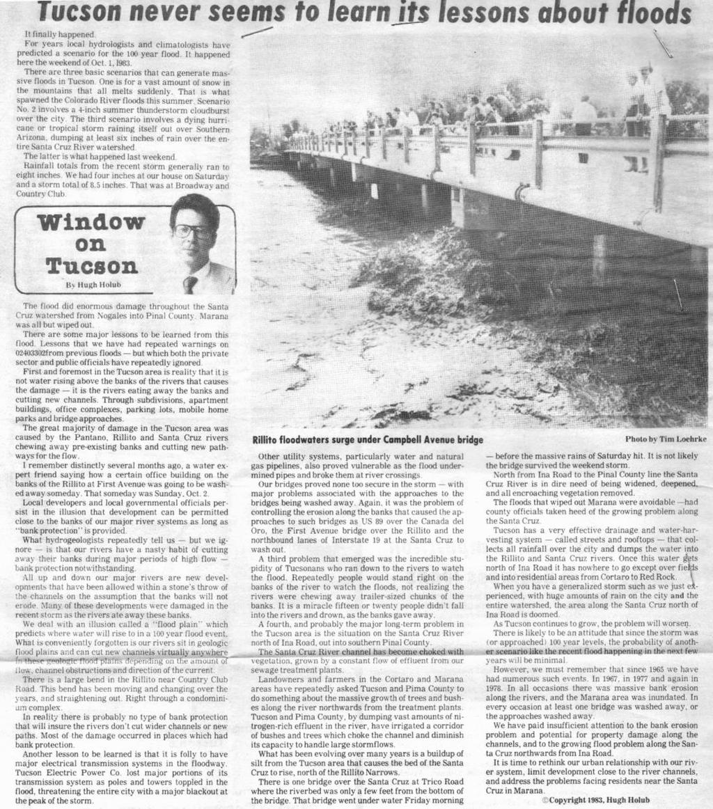 October 2, 1983, Flood, All over