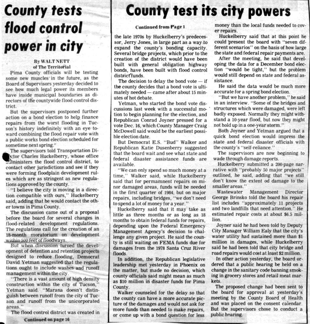 October 2, 1983, Flood, All over