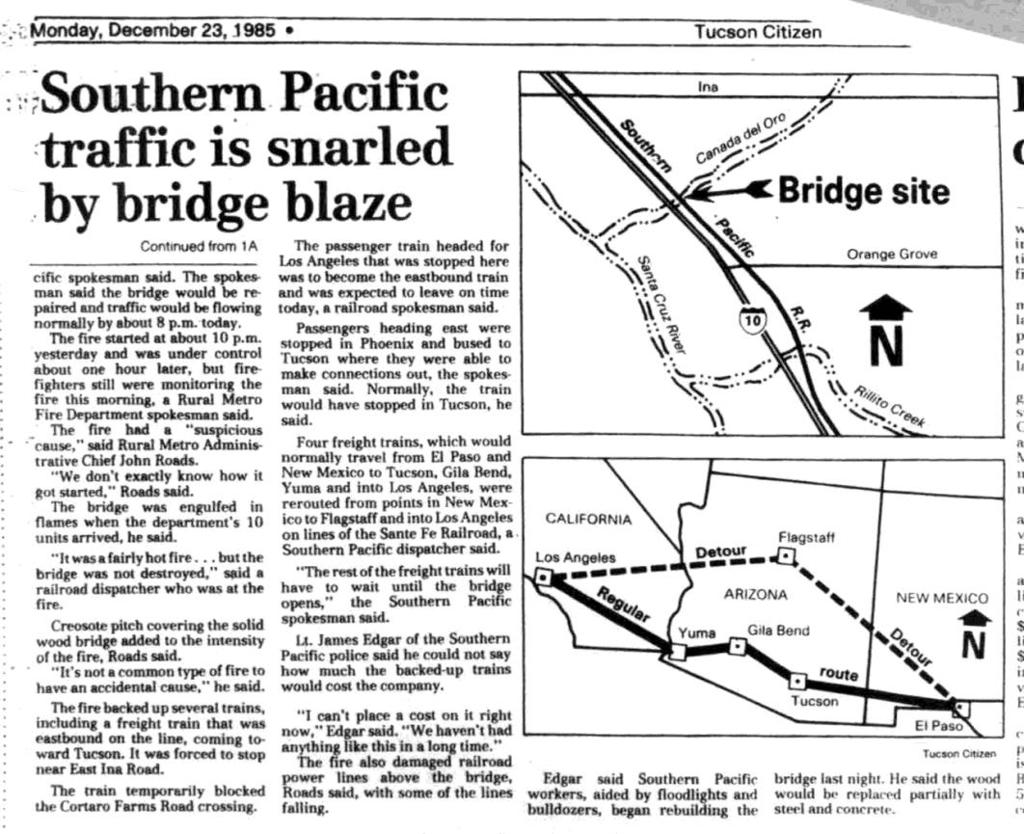 12/23/1985, Southern Pacific Bridge, Canada del