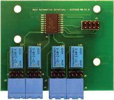Auxiliary (Repeat) Relay Module (option) Each 4 channel Logic Card can be supplied with an optional 4 channel Relay Module (RM) which plugs into Logic Card and