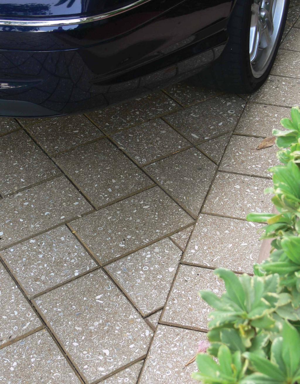 Here is why Architects, Landscape Designers and professional installers are using Artistic Roadlock pavers: The top portion of Roadlock pavers are polished to eliminate the
