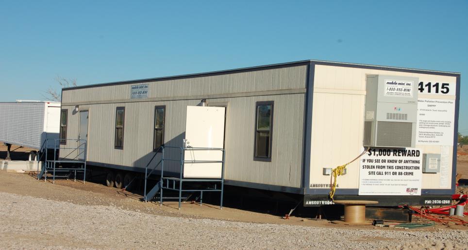 CONSTRUCTION / SALES TRAILER (May require fire permit prior to construction).