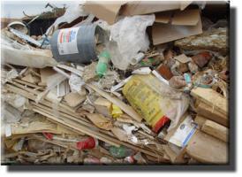 COMBUSTIBLE WASTE Combustible waste shall not be allowed to accumulate on any site except in approved containers. Waste material shall be removed from the building on a daily basis.