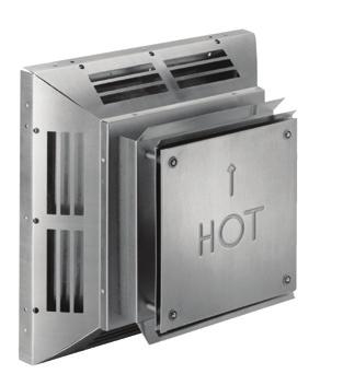 Direct Vent DirectVent Pro Square Horizontal Termination ap 7" 6 1/2" 11 D djustable Throttle Use for standard and high-wind