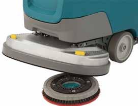 recovery water and helps control drain flow rate Foot activated squeegee is easy and more ergonomic for the operator