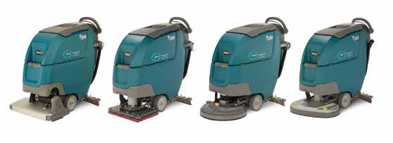 ENGINEERED FOR PRODUCTIVITY AND VERSATILITY INNOVATIVE TECHNOLOGY THAT DRIVES DIFFERENTIATION IN YOUR FACILITY The T300 scrubbers have multiple