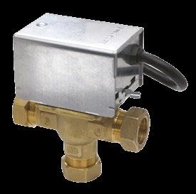 V4073A Motorised Mid-Position Valve The V4073A Motorised Mid-Position Valve has been designed to control the flow of water in domestic central heating systems, where both radiator and hot water