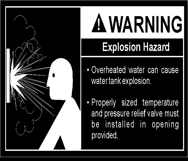 Do not expose water heater control to