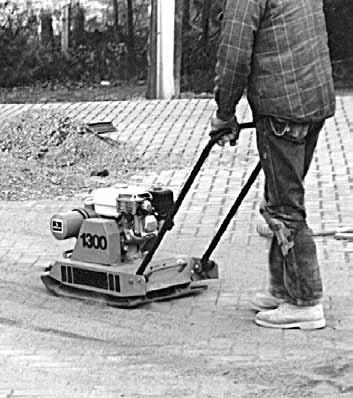 Use of mechanical equipment for removal and reinstatement of pavers in large areas can increase productivity substantially above these estimates.