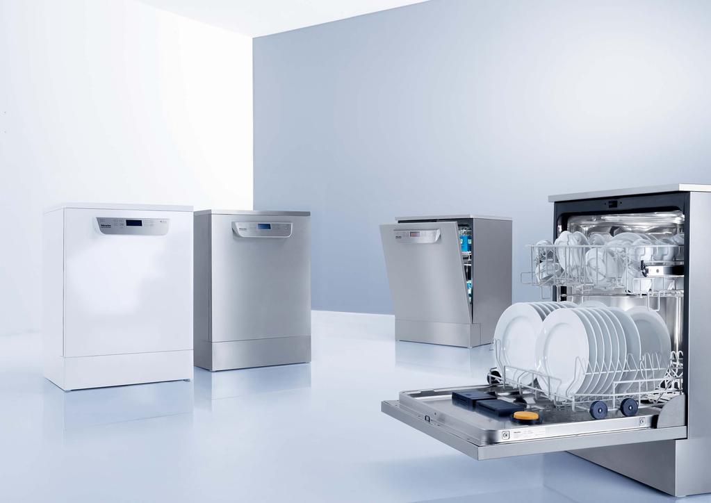 The new dishwashers with the unique Miele fresh water circulation system 4 Illustration shows