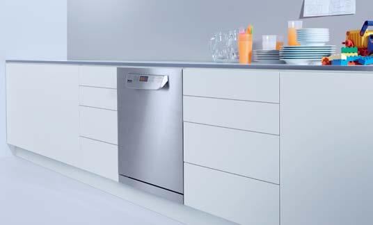 The new Miele dishwashers: tireless workhorses and as varied as your working day. Dishwasher model PG 8055 Theoretical capacity (plates/baskets/hr.) 200 Shortest programme cycle (mins.