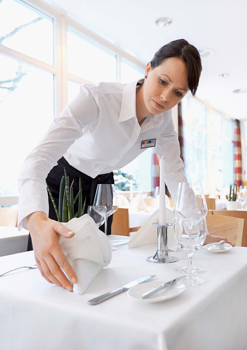 Excellent cleaning performance on crockery, glassware, cutlery and other utensils 'In our hotel, the Miele dishwasher produces a spotless finish several times a day.