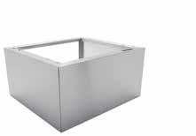 Plinths UG 30-60/60-85 plinth For use on PG 8583 and PG 8593 Stainless-steel plinth, bolted to machine