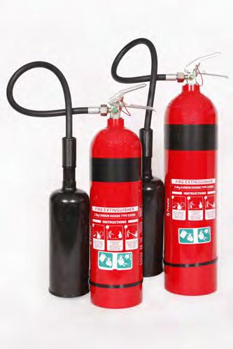 - 2 - PRESTO CARBON DIOXIDE (CO2) EXTINGUISHER Certified & Approved to AS/NZS 1841.6 Lightweight Aluminium Cylinder. AS2030.1. High pressure hose assembly with the Bell Horn design.