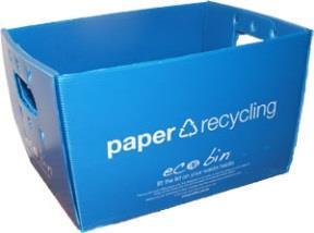 All other paper types should be placed in the commingled recycle bins.