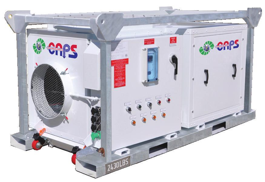 INDUSTRIAL ELECTRIC CAPS/150 kw 150 kw with (4) stages of heating capacity control 1 20 in