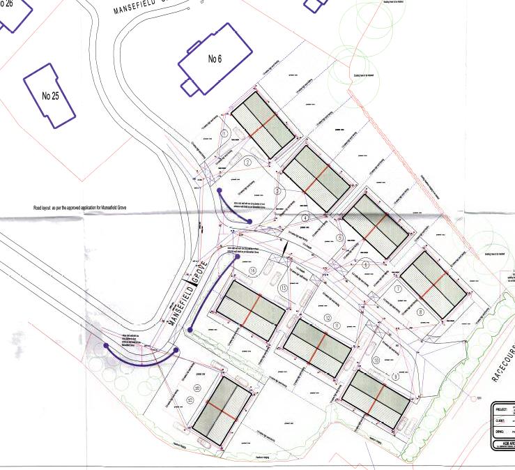 Transport NI have no concerns over an access through Mansfield Grove and an access directly onto Racecourse road has not been proposed by the developer. 10.