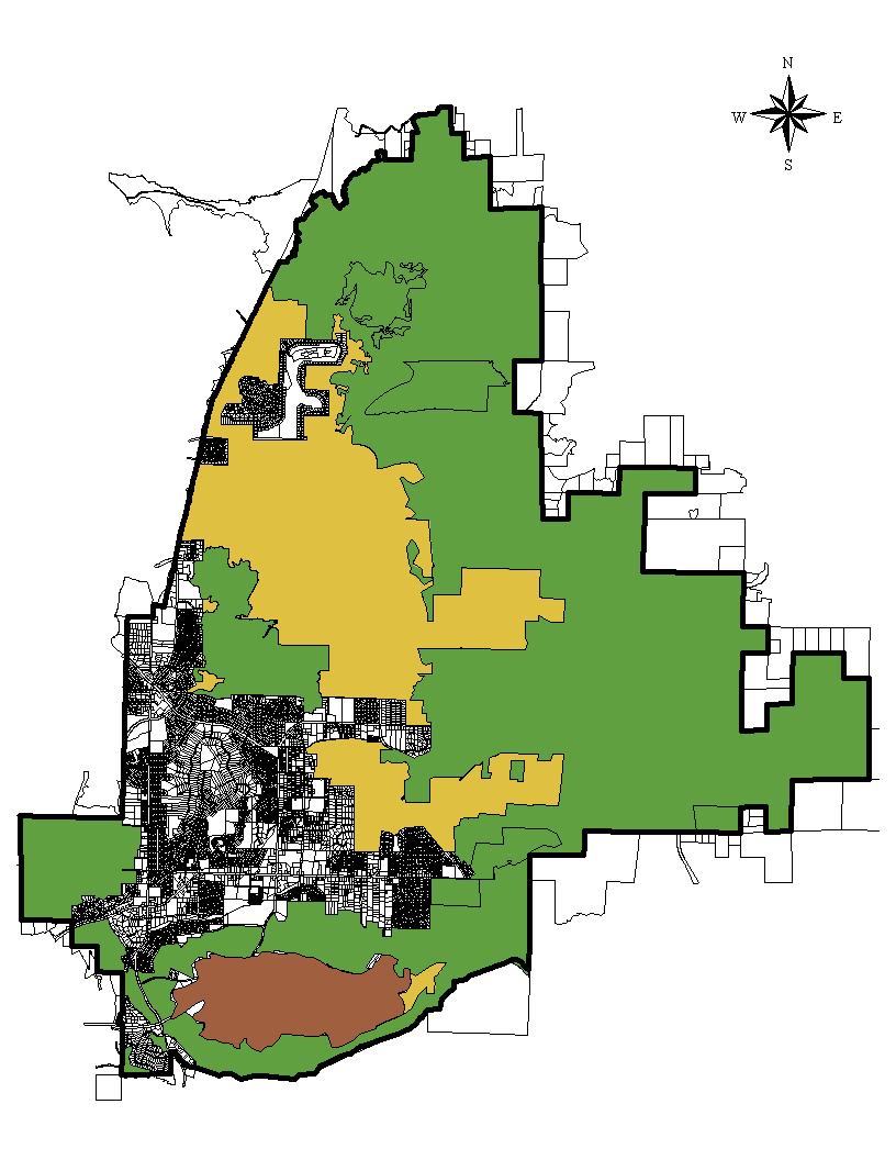The City of Poway Map Legend Habitat Mitigation Area (43% of