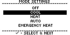 This setting remains until the next setpoint change in your schedule. A setpoint is the start time for the change and its target temperature. 2.