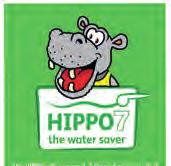 It works well in 6 litre capacity cisterns and above including slimline 9 litre cisterns. The Hippo is not recommended to be used with a dual flush toilet.