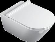 Mount Toilet With Slim VP55.SL Soft close seat with quick release function (SCSTP) Incl. S trap pan connector (set out 110mm) Zero 55 Floor Mount Toilet With Standard VP55.