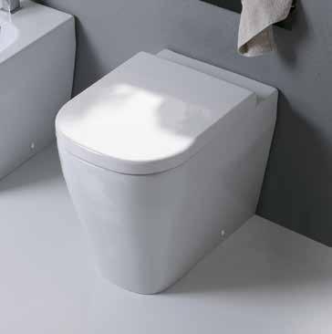 WH) Includes S trap pan connector (set out 130mm) height - 450mm to top of seat Hero Floor Mount Toilet Black HEF53.BL Includes soft close seat (C8TE.