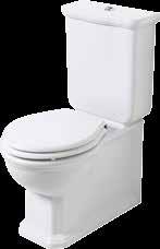 (chrome only) S trap set out 200mm Adelphi Close Coupled Toilet Suite P Trap