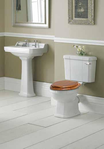 1211N Impero Wenge Wooden Toilet SF11NR Chantal Close Coupled Toilet Suite P