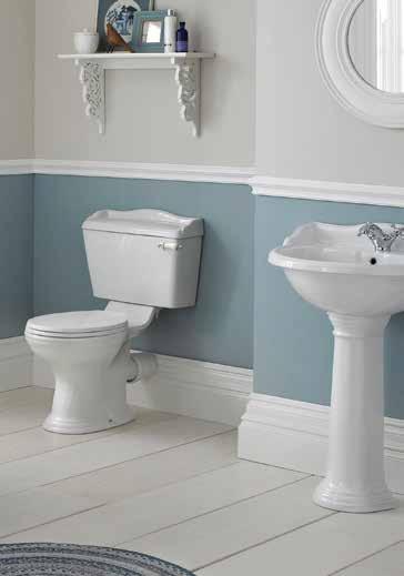 1211 S trap setout 240mm Requires toilet seat (see options below) Geberit