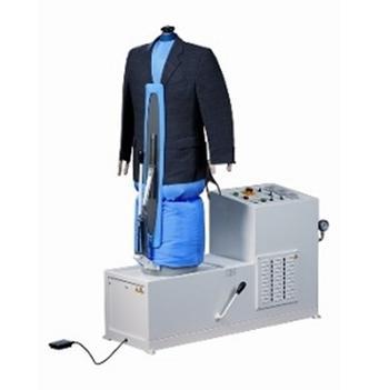 Silc S/AV Form Finisher Self-contained form finisher for jackets, skirts and coats. Basic model with standard frame - h. 130 cm. With built-in 14 litres boiler (power 9 kw), pump and ventilator.
