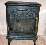 the flue. In addition, these types of fires can be freestanding.