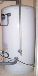 9 WATER HEATING Expansion Vessel Usually located near the hot water cylinder, this is designed to hold the increased volume of water when it is heated (in place of the header tank in a vented system).