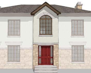 Primary building entrance should be highlighted with façade projection and architectural enhancements 2.