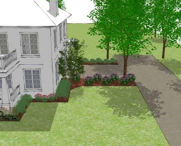 Width of driveway/access lane should be a maximum of 6.5 metres 1. Front yard should be landscaped 2.