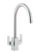 99 Single Lever Mixer Chrome finish Suitable for low or high pressure system Flexi-tails supplied Fitted with