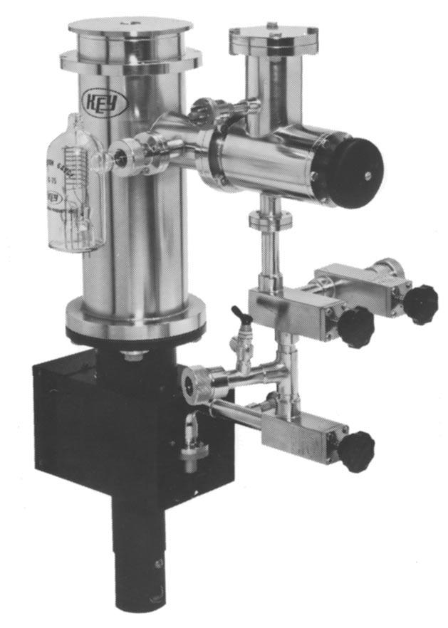 These stacks are complete and feature bellows sealed valves, low loss liquid nitrogen trap (to minimize backstreaming), foreline trap, and gauge ports.