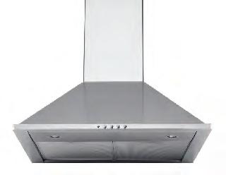 Our integrated cooker hood incorporates 3 extraction speeds for all levels of cooking fumes, controlled by a simple slider switch.